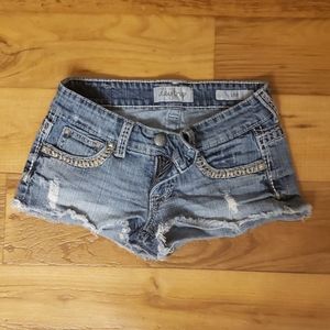 Daytrip Denim Crop Shorts